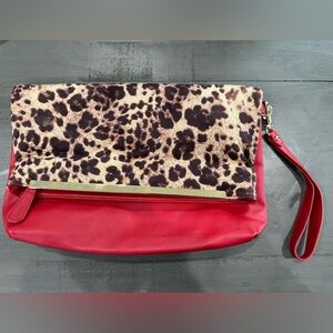 Leopard Purse / Large Wristlet